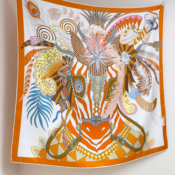 HM 26s Scarf 90 In Silk 303219