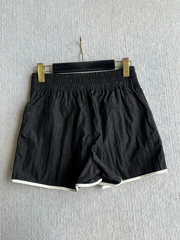 CC 26s Casual Shorts Black Polyester 385228