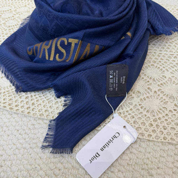 CD 26s Scarf 140cm In Cashmere Silk 281269