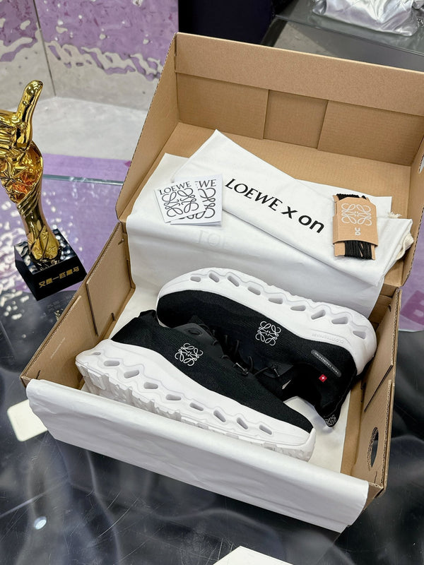 Loewe x On Cloudtilt Sneaker Black White Calfskin