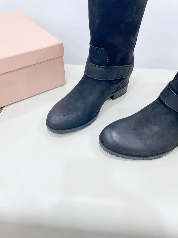 Miu Boots Black Calfskin