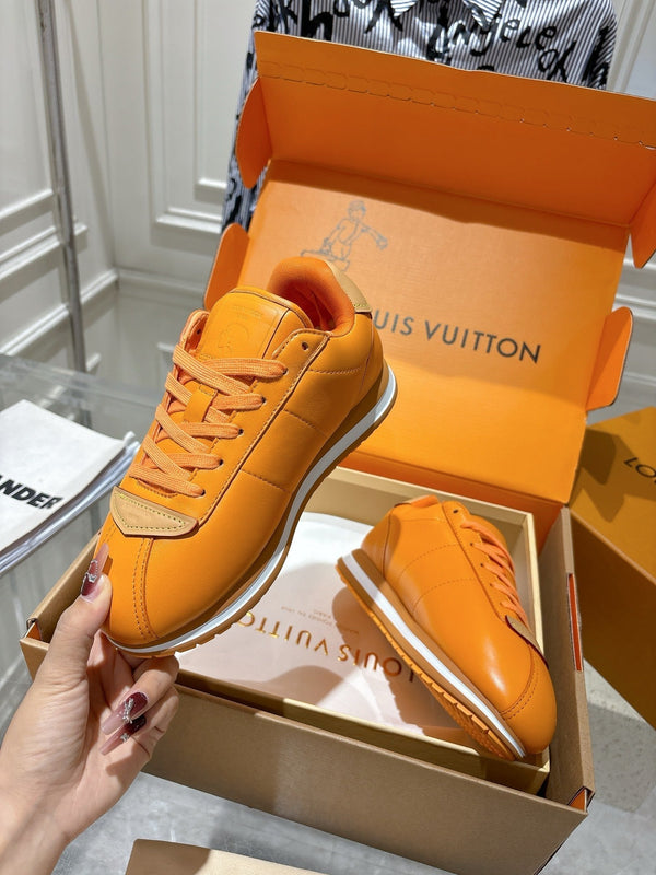 LV BUTTERSOFT Sneaker Light Brown White Cowhide 476984