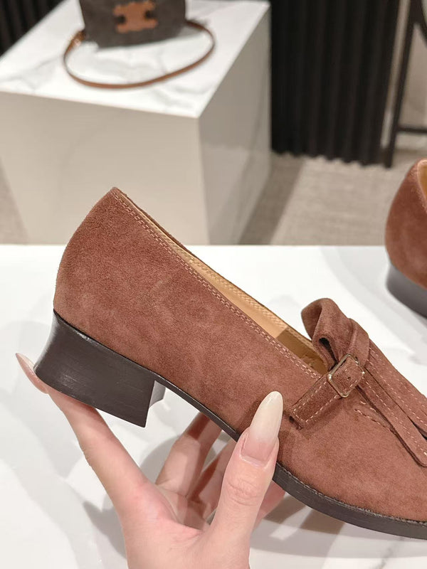 LP Pennan Fringe Burnt Clay Suede 564802