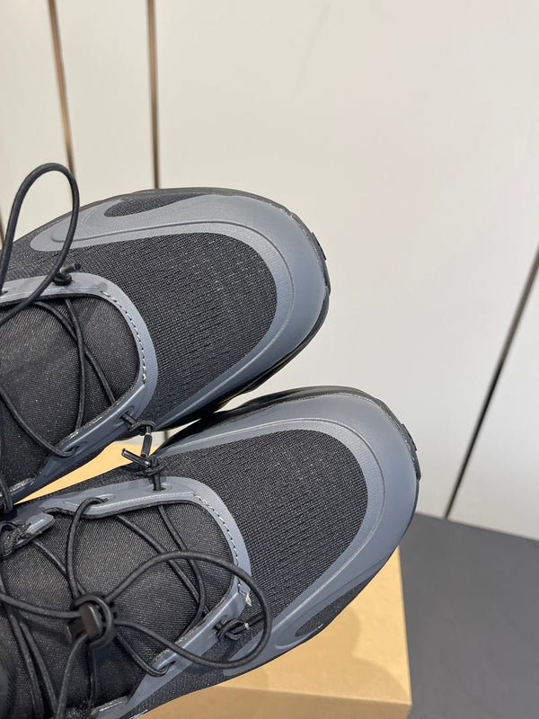 Loewe x On Cloudsolo Sneakers Black Grey Polyester and Mesh 533489