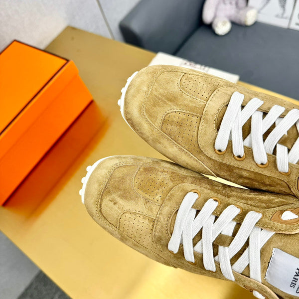 HM Sneaker In 25mm Light Yellow Brown Suede 956333