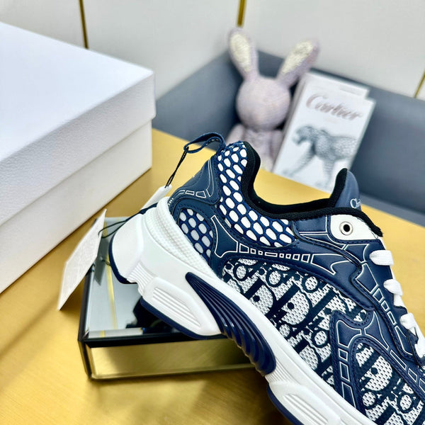 CD Chrono Sneaker 40mm In Navy Blue Mesh Fabric 994568