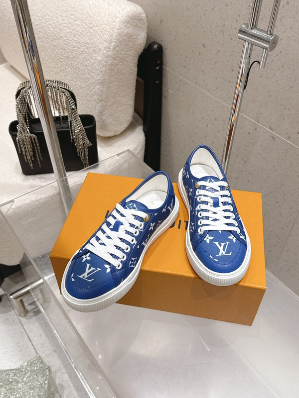 LV x TM Lagoon Sneaker Blue Monogram Denim
