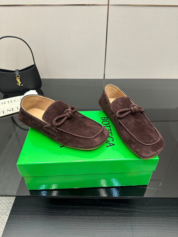 BV Daddy Loafer Brown Suede 427637