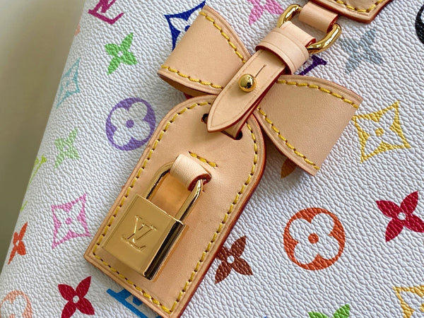 LV Rivage BB 18cm White Multicolore Monogram Canvas 329875