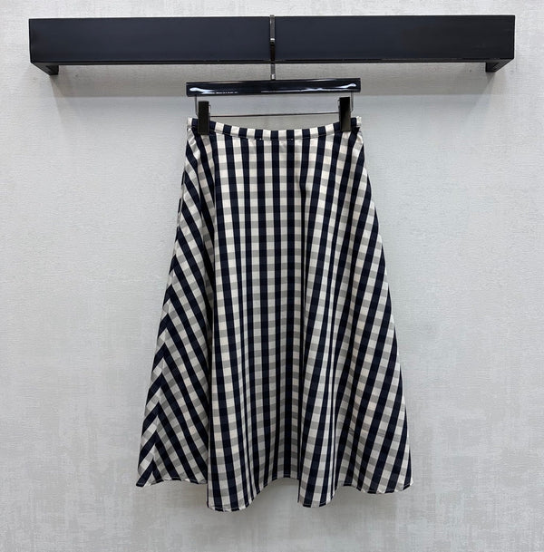 CD 26s Midi Skirt Black White Tencel 363955