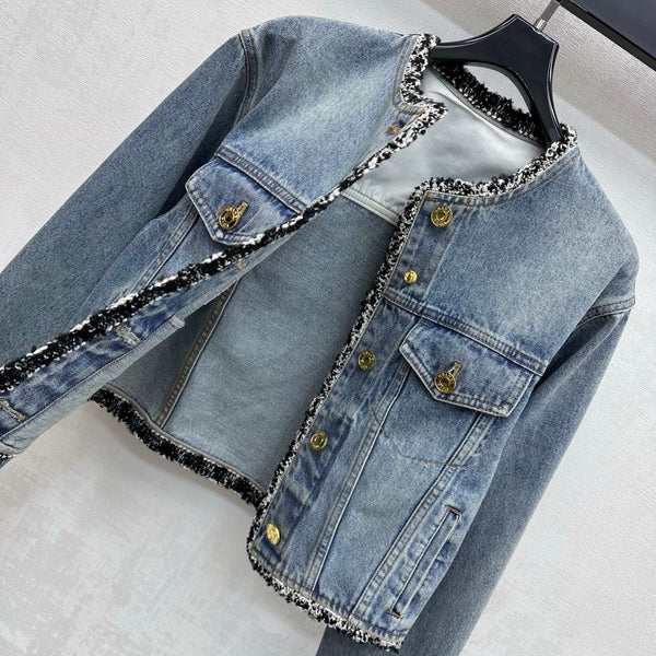 CC 26s Patchwork Jacket Blue Denim 363948