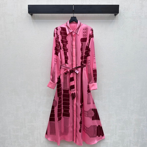 HM 26s Shirt Dress Silk 709