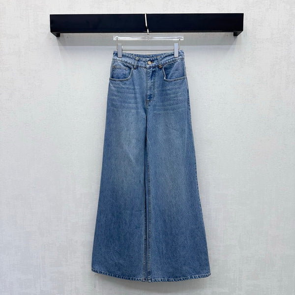 CC 26s Label Wide-Leg Jeans Denim 422639