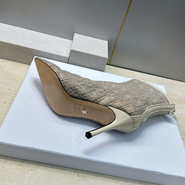 CD 26s Ardiorble Ankle Boots Light Taupe Mesh Leather 959600