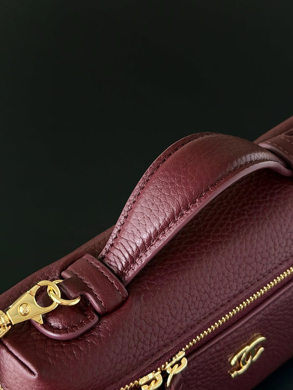 CC 26s Vanity Bag 19.5cm Burgundy Cowhide