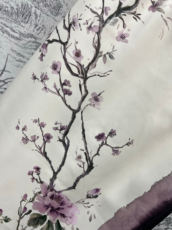 CD 25 Floral Print Sleeveless Dress Beige Silk