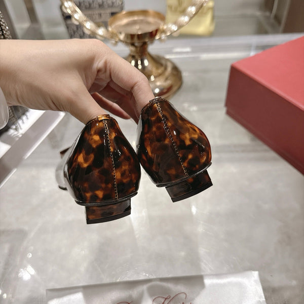 RV 26s Belle Vivier Tortoiseshell Patent Leather 999731