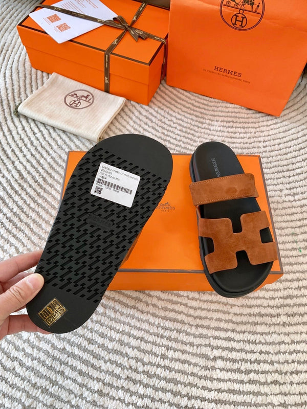 HM Chypre Sandal Brown Suede 963544