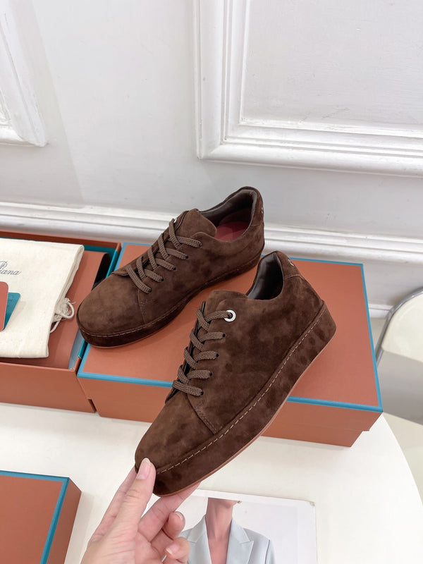 LP Nuage Sneaker In Brown Chocolate Suede 988291