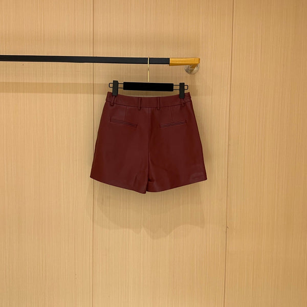 Gucci Short Red Leather 276987