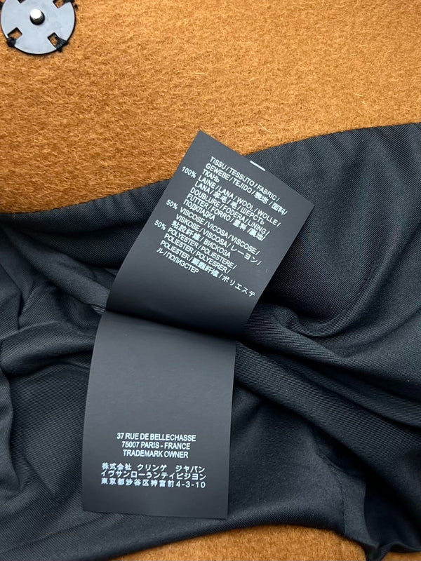 YSL 25S WOOL COAT STYLE 54