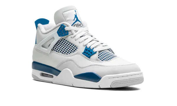 Nike Air Jordan 4 Military Blue White Suede