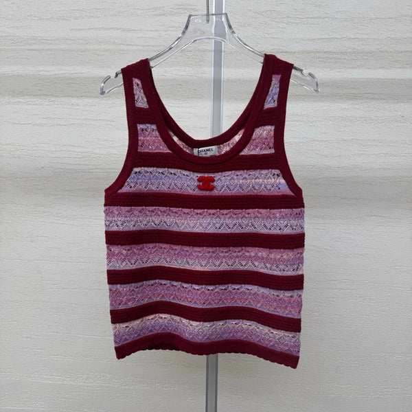 Chanel 2026 Crew Neck Vest Wool Acrylic 356917