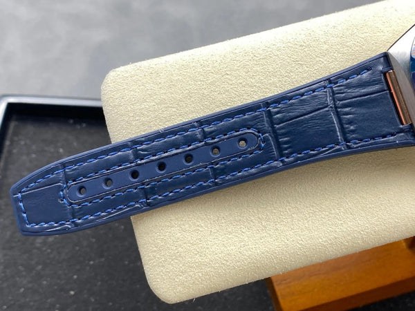 Omega Constellation Co-Axial Master Chronometer 41 mm Blue Dial Leather Strap