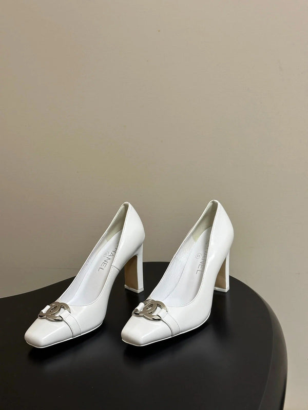 Chanel 2026 Chunky High Heels Leather Sheepskin 834665