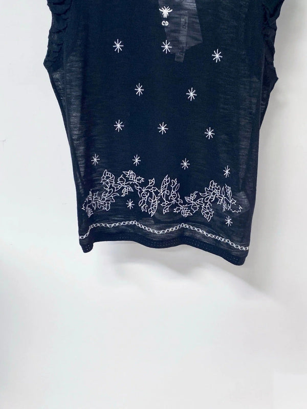 CD 2026 Sleeveless Knit Vest Black Polyamide 479939