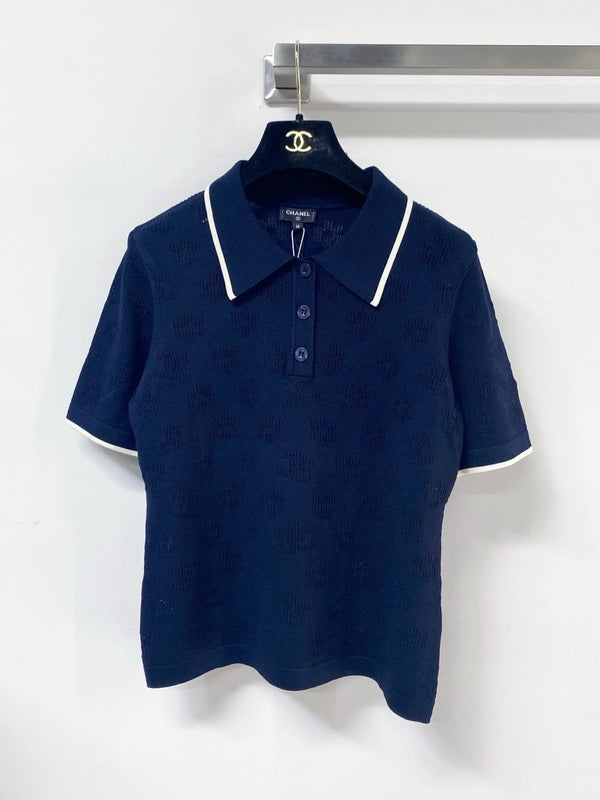 CC 2026 Short-Sleeve Knit Polo Shirt Cotton 479910