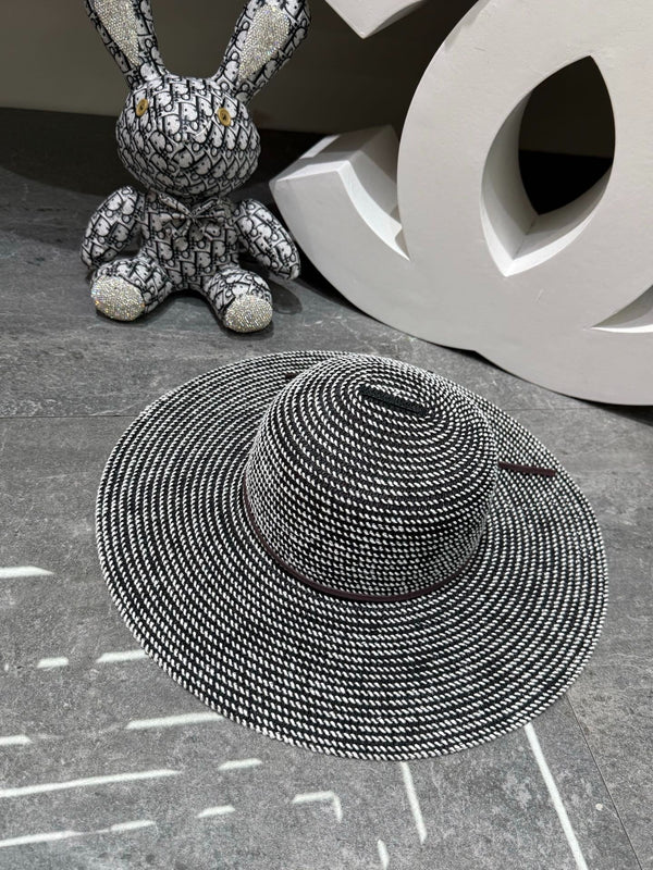 YSL Wide Brim Straw Hat 280800