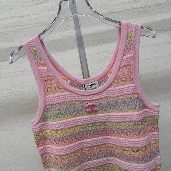 Chanel 2026 Crew Neck Vest Wool Acrylic 356917
