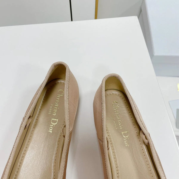 CD 26s Grosgrain D-Joy Ballet Flats Satin 966604