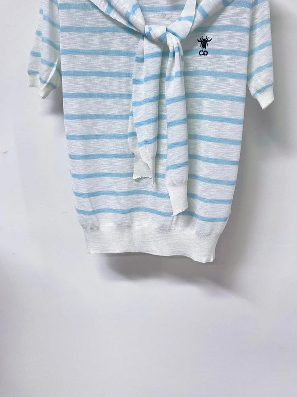 CD 2026 Polo Shirt Featuring A Tie-neck Detail Acrylic 479903