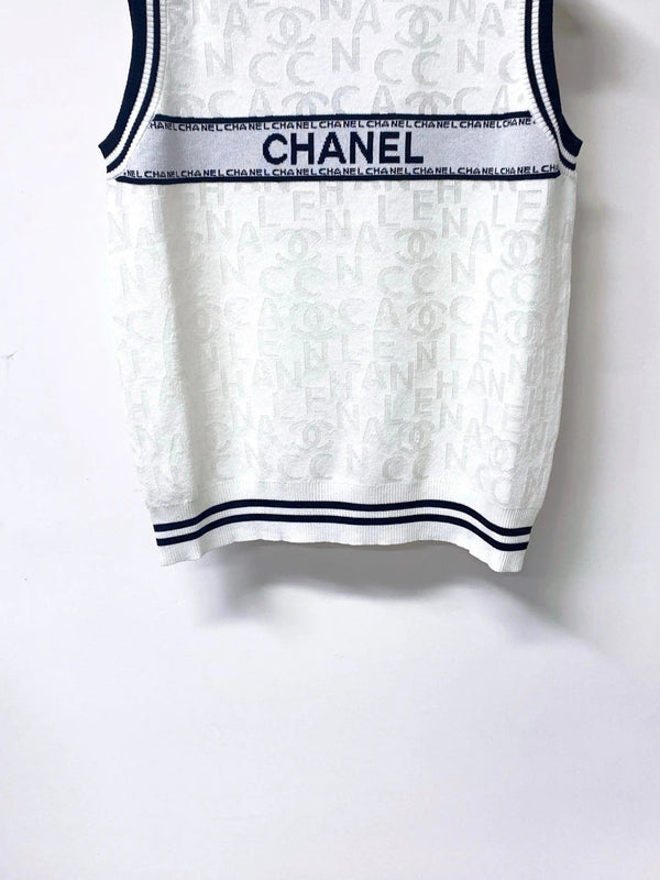 CC 2026 Striped Knit Vest Cotton 439815