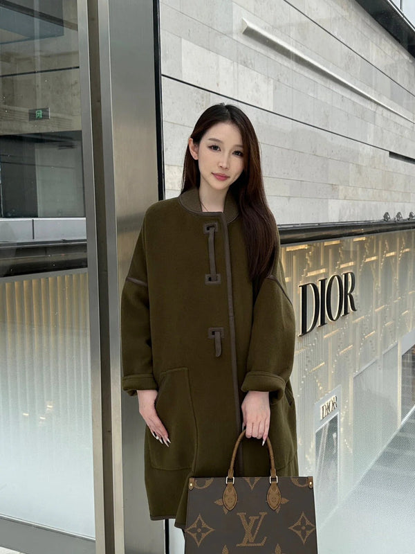 HERMES 25S REVERSIBLE LONG COAT 239