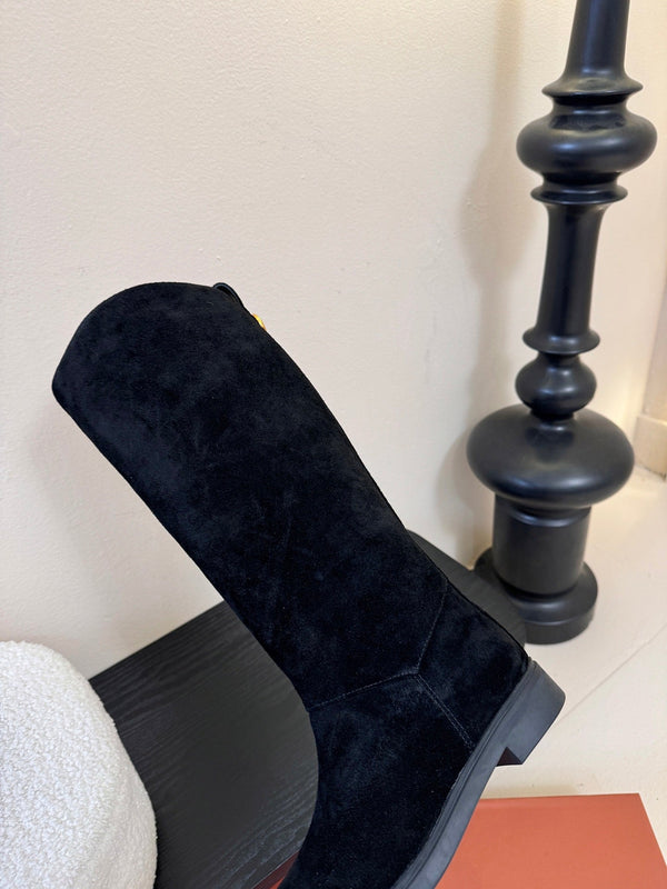LP 26SS High Boot Black Suede 580941