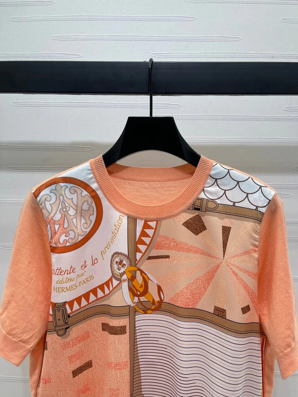 HERMES 25S SHORT-SLEEVE CREW-NECK T-SHIRT 290