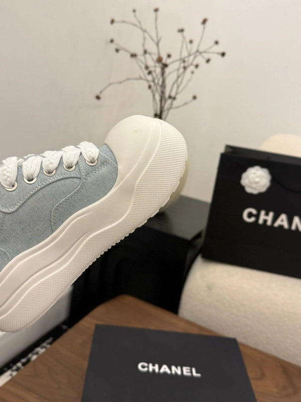 CC 26s Casual Sneaker Baby Blue White Canvas Leather 183594