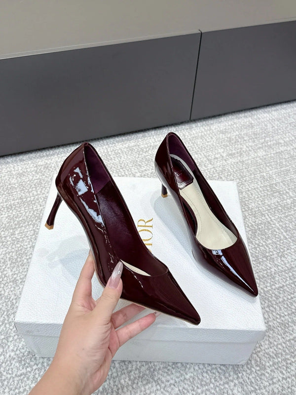 CD 26s High Heels Pump 85 Black Patent Leather 661472