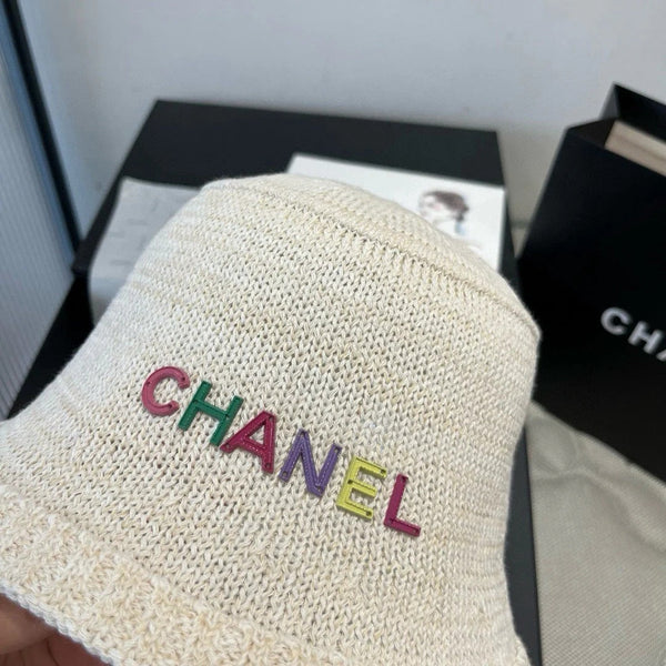 WOVEN BUCKET HAT WHITE 674001