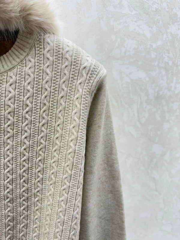 CHANEL 25S SWEATER WITH SCARF 522