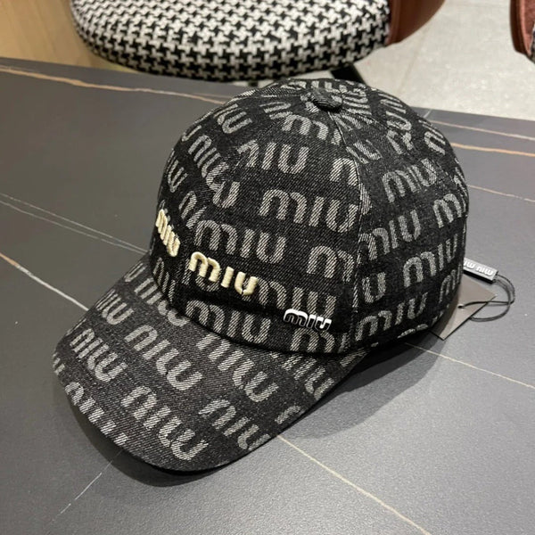 MM BASEBALL CAP IN DARK SLATE GRAY DENIM