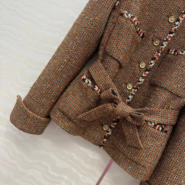 CHANEL WOOL COAT STYLE 43