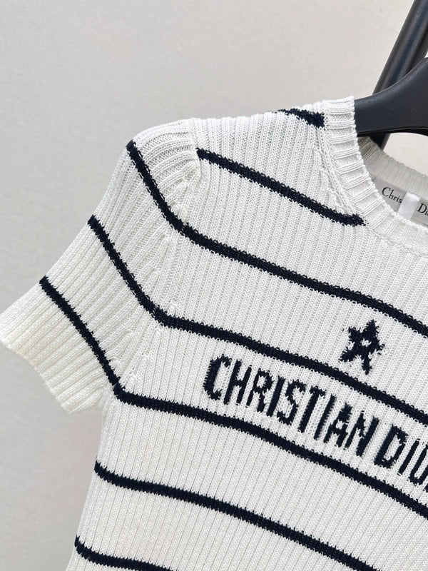DIOR 25S SHORT-SLEEVE SWEATER 541