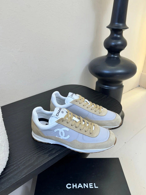 CC 26s Platform Sneakers Ivory Light Beige Sheepskin 627227