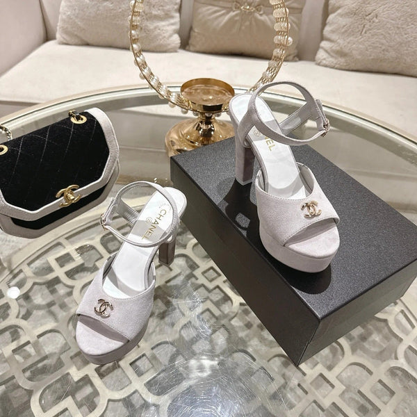 CC 2026 Platform Sandals Lambskin 834303