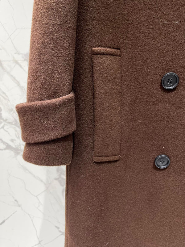 YSL 25S LONG CASHMERE COAT STYLE 30