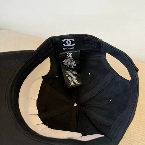 BASEBALL HAT IN FULL BLACK COTTON 672893